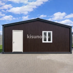 Nyeregtetős konténerház